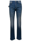 Light Washed Slim Fit Denim Jeans Blue - BOTTEGA VENETA - BALAAN 2