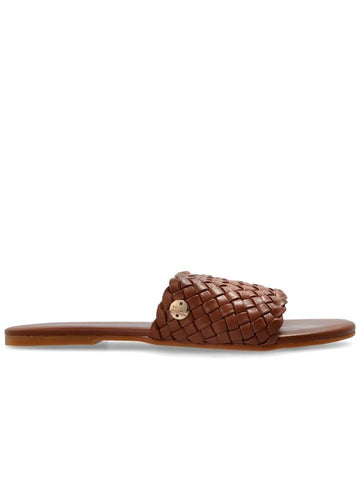 Melissa Odabash Leather Slides, Women's, Brown - MELISSA ODABASH - BALAAN 1