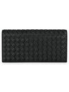 Intrecciato Long Wallet Black - BOTTEGA VENETA - BALAAN 2