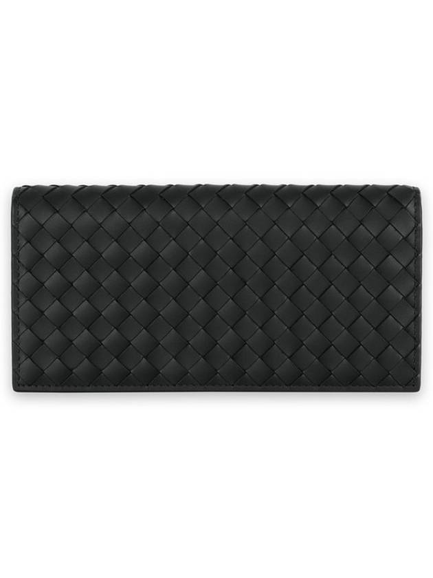 Intrecciato Long Wallet Black - BOTTEGA VENETA - BALAAN 2