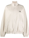 Logo Technical Track Jacket Beige - BALENCIAGA - BALAAN 2