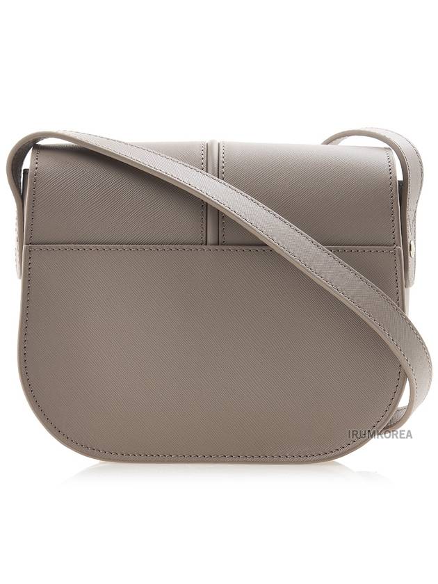 Betty Saffiano Cross Bag Grey - A.P.C. - BALAAN 4