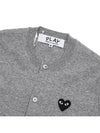 Heart Waffen Cardigan AX N023 051 2 LIGHT GRAY - COMME DES GARCONS - BALAAN 8