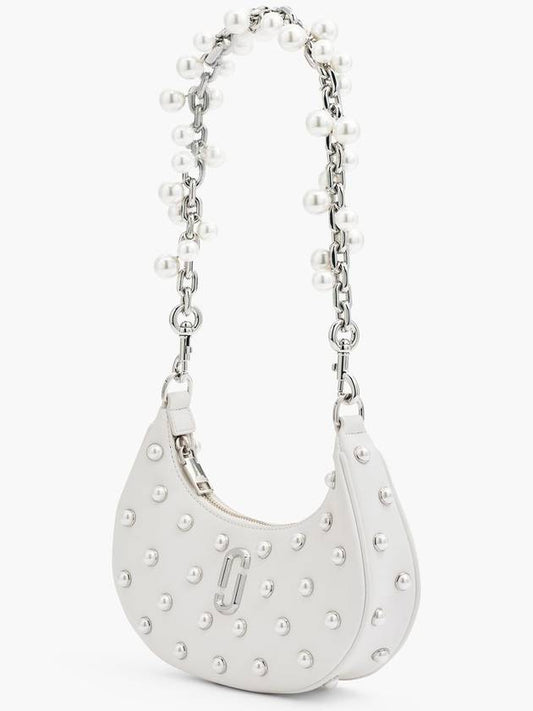 Pearl Chain Shoulder Strap_White/Nickel (2R3SST049S09-122) - MARC JACOBS - BALAAN 2