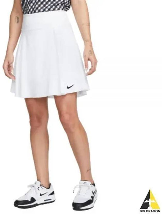 Dry Fit Club A-line Skirt White - NIKE - BALAAN.