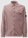 Lens Detail Long Sleeve Shirt Purple - CP COMPANY - BALAAN 2