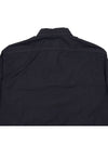 Tylon L Button Long Sleeve Shirt Black - CP COMPANY - BALAAN 10