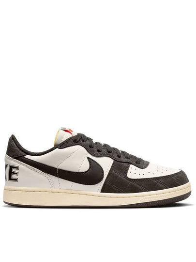 Terminator Velvet Low Top Sneakers Brown White - NIKE - BALAAN 2