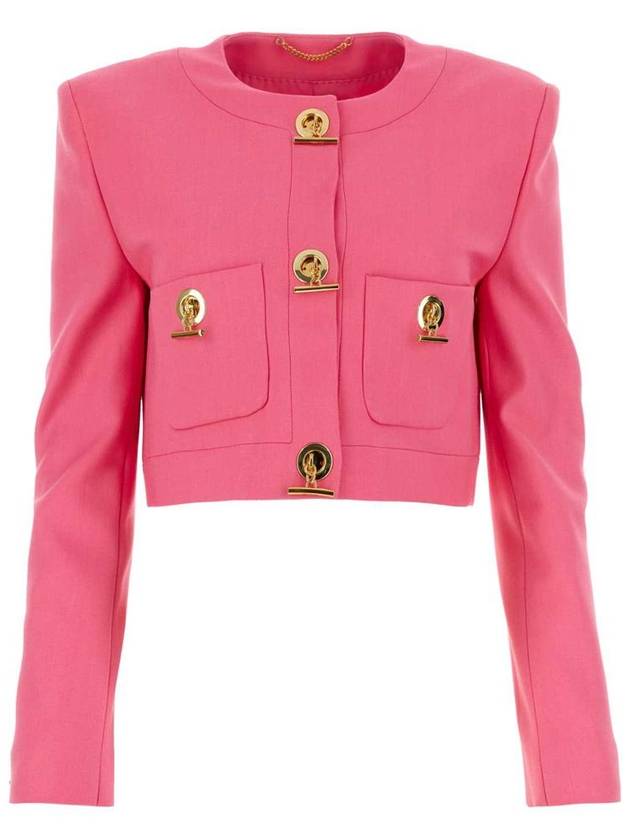 Suit Jacket A05080520 0208 Pink - MOSCHINO - BALAAN 2