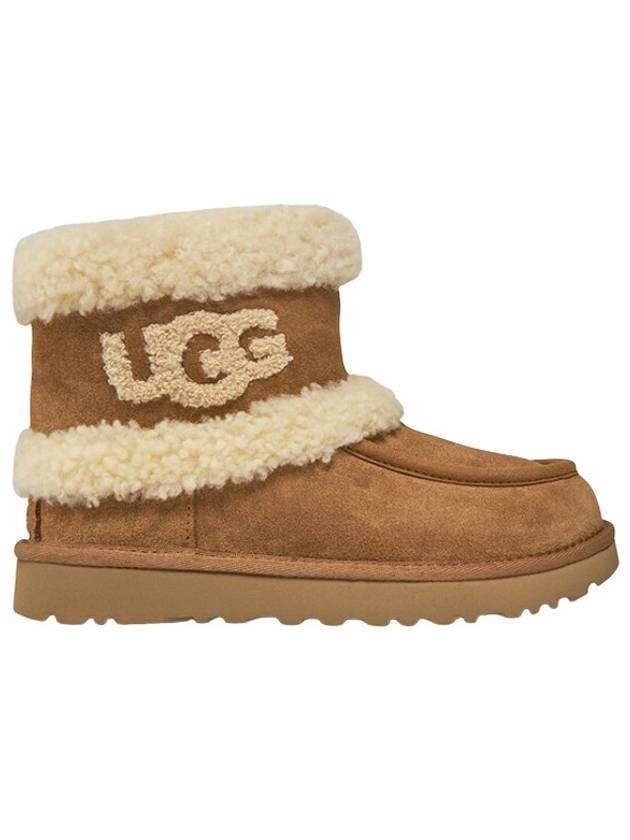 Women's Ultra Mini Fluffwinter Boots Chestnut - UGG - BALAAN 1