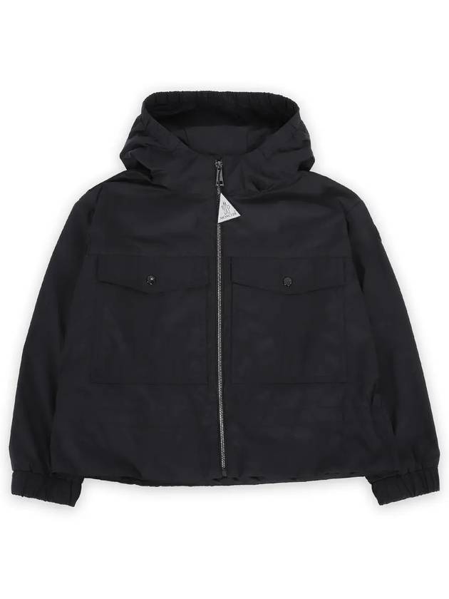 Kids AILISIA Hooded Jacket Black 1A00061 595FD 999 8 10A - MONCLER - BALAAN 3