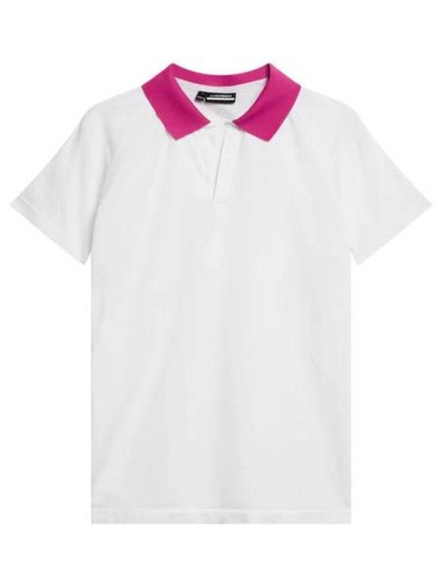 Baily Seamless Short Sleeve Polo Shirt White - J.LINDEBERG - BALAAN 2