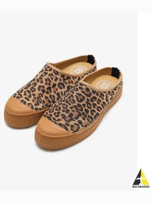 LIMITED MULE LEATHER LEOPARD - BENSIMON - BALAAN 1