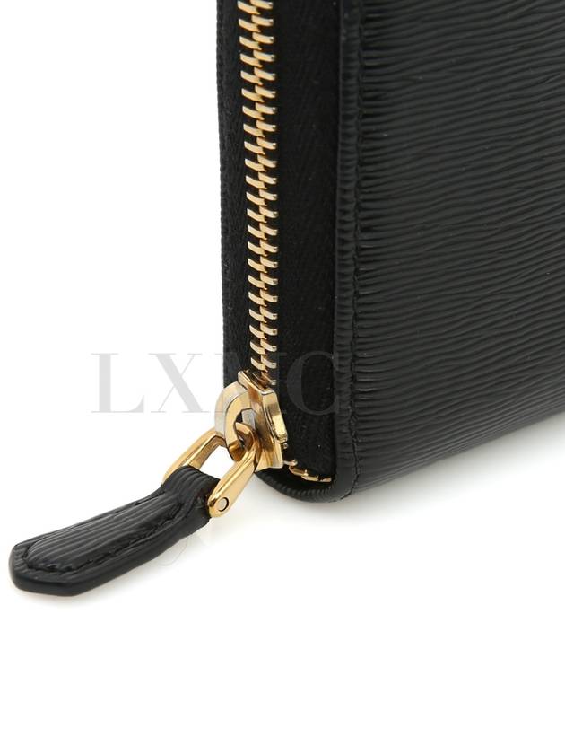 Vitello Move Black Zipper Long Wallet 1ML506 - PRADA - BALAAN 6