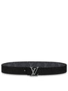 LV Initiales Reversible Monogram Leather Belt Black - LOUIS VUITTON - BALAAN 5