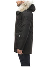 Yves Hooded Fur Padded Parka Black - NOBIS - BALAAN 5