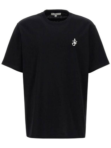 JW Anderson 'Anchor Embroidery' T-Shirt - JW ANDERSON - BALAAN 1