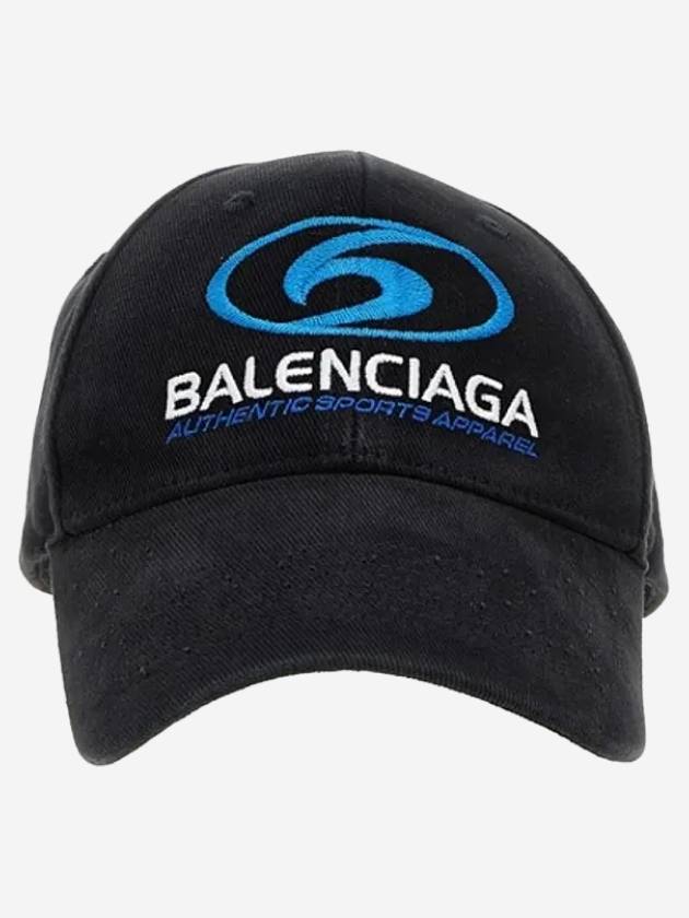 Embroided Logo Ball Cap Black - BALENCIAGA - BALAAN 2