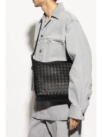 Bottega Veneta Shoulder Bag, Men's, Black - BOTTEGA VENETA - BALAAN 2