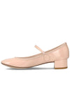 Women's Rose Mary Jane Pumps Middle Heel Iconic Pink - REPETTO - BALAAN 3