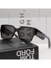 Eyewear Logo Square Oversize Sunglasses Black - VIVIENNE WESTWOOD - BALAAN 3