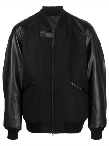 Classic Varsity Bomber Jacket Black - Y-3 - BALAAN 1