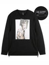 Men's Tattoo Plaster Statue Sweatshirt Black - NEIL BARRETT - BALAAN 2