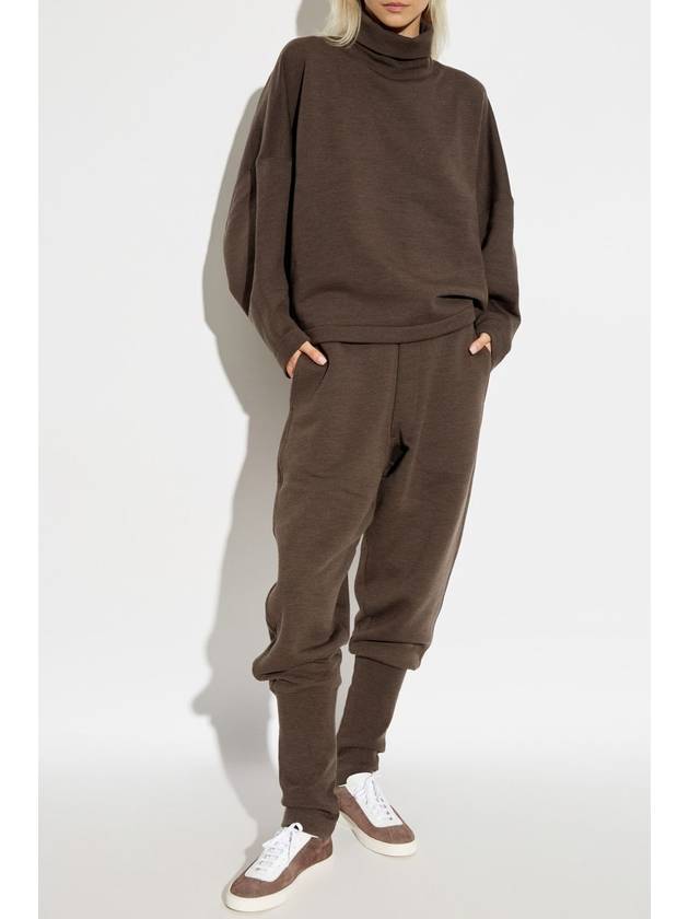 Women s Wool Track Pants Brown - LEMAIRE - BALAAN 3