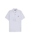 Compass Patch Short Sleeve Polo Shirt White - STONE ISLAND - BALAAN 2