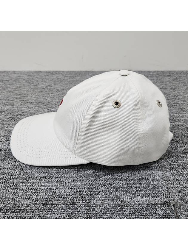 Heart Logo Ball Cap White - AMI - BALAAN 7