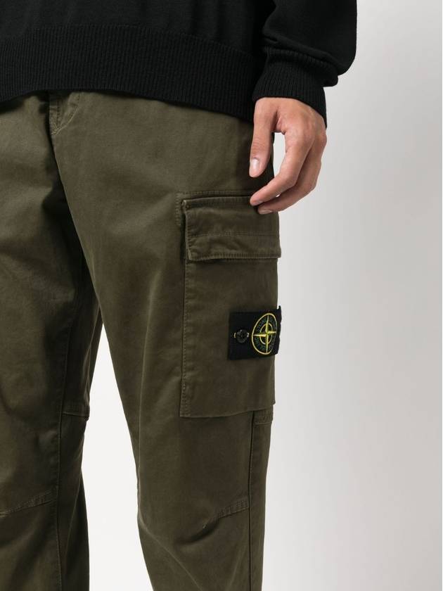 Wappen Patch Cargo Track Pants Green - STONE ISLAND - BALAAN 4