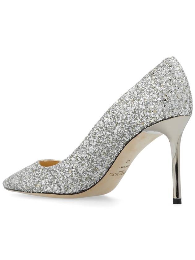 Jimmy Choo ‘Romy’ Glitter Pumps, Women's, Silver - JIMMY CHOO - BALAAN 5