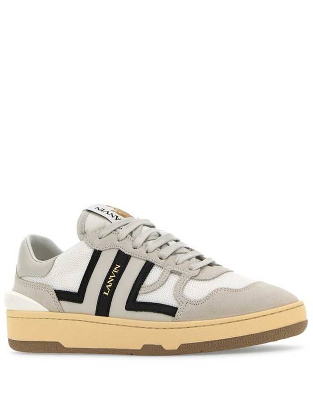 Clay Lace-Up Low Top Sneakers Off-White - LANVIN - BALAAN 3