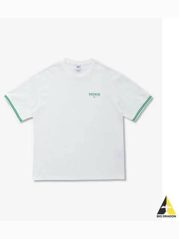 Classic Vector Small Logo T Shirt OFFWHITE Off White - REEBOK - BALAAN 1