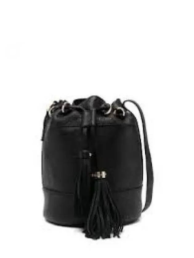 Women's Vicki Leather Bucket Bag Black - CHLOE - BALAAN 2