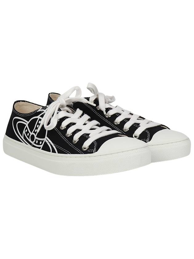 ORB Logo Low Top Sneakers Black - VIVIENNE WESTWOOD - BALAAN 2