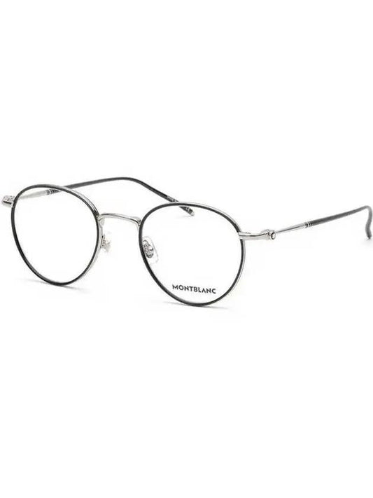 Round Metal Eyeglasses Black - MONTBLANC - BALAAN 1