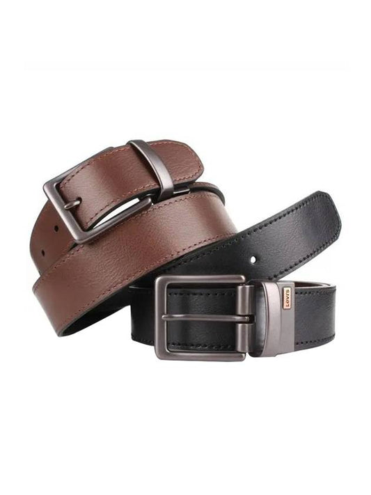 Reversible Leather Belt Black Brown - LEVI'S - BALAAN 1