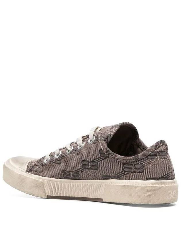 BB Monogram Low-Top Sneakers Grey - BALENCIAGA - BALAAN 7