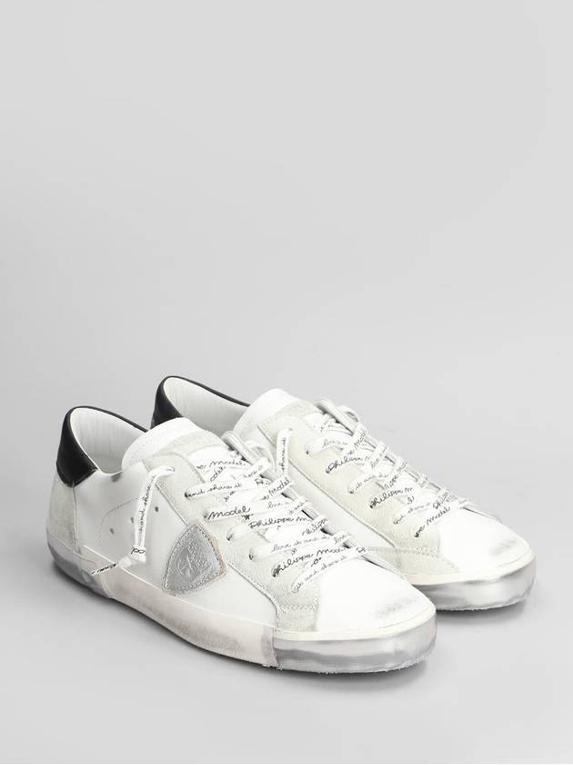 PRSX Vintage Low Top Sneakers White - PHILIPPE MODEL - BALAAN 3