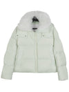 Shearling trim hood down padding FV01659M07W A7177 FREEZE YVC030fz - YVES SALOMON - BALAAN 1