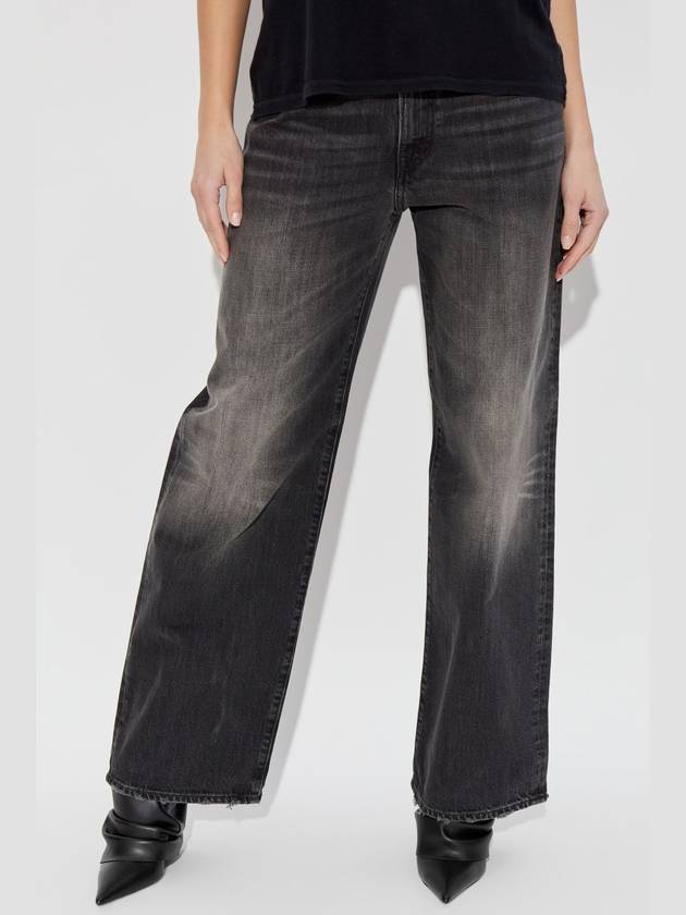 R13 Jeans With Vintage Effect, Women's, Black - R13 - BALAAN 3