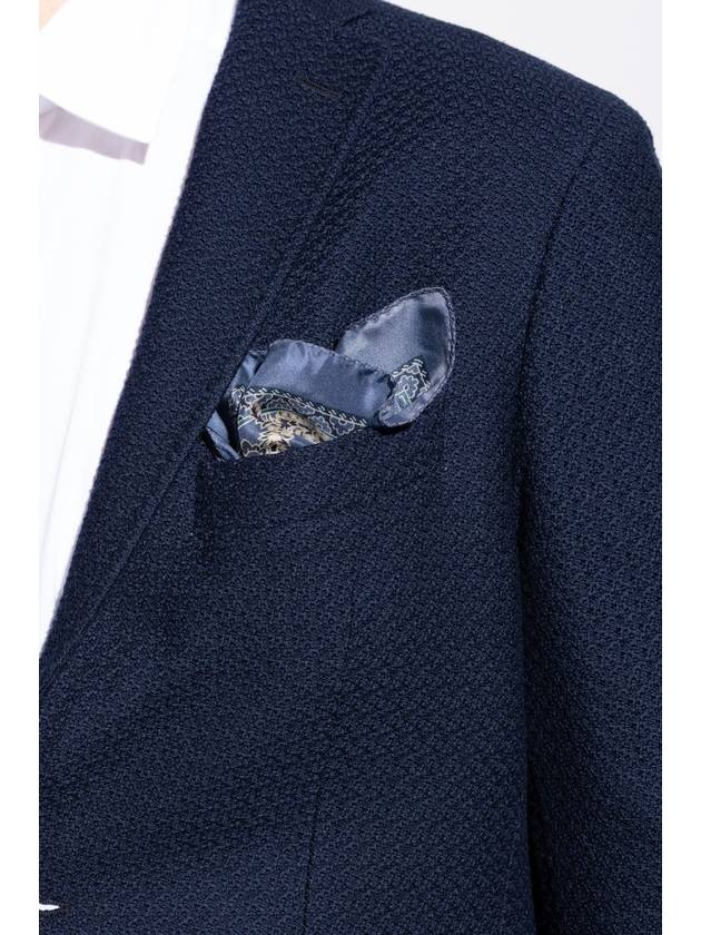 Etro Silk Pocket Square, Men's, Blue - ETRO - BALAAN 2