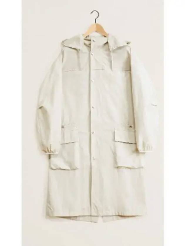 Water Repellent Hooded Parka Ivory - LEMAIRE - BALAAN 2