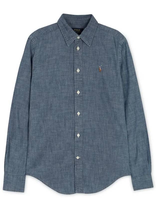 Long Sleeve Shirt Blue - POLO RALPH LAUREN - BALAAN 4