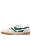 Jackson Suede Low Top Sneakers Green Ivory - TOM FORD - BALAAN 2