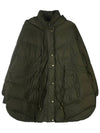 Button Up Drawstring Oversized Puffer Down Padded Khaki - PINKO - BALAAN 10