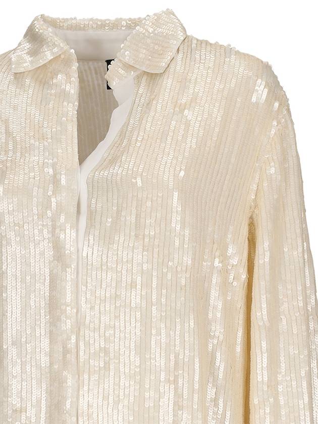 FLUID SHIRT WITH SEQUIN EMBROIDERY - PINKO - BALAAN 3