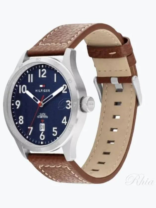 Men's Forest Leather Watch Brown - TOMMY HILFIGER - BALAAN 2