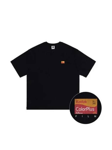 KODAK Apparel Film Graphic Semi Overfit Short Sleeve T Shirt BLACK - KODO - BALAAN 1